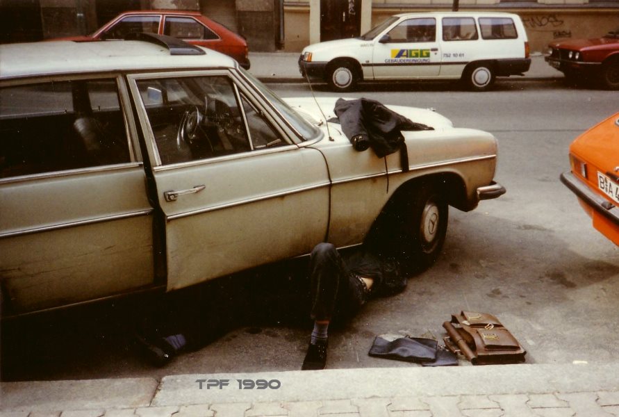 1990 Auto kaputt, TPF bastelt