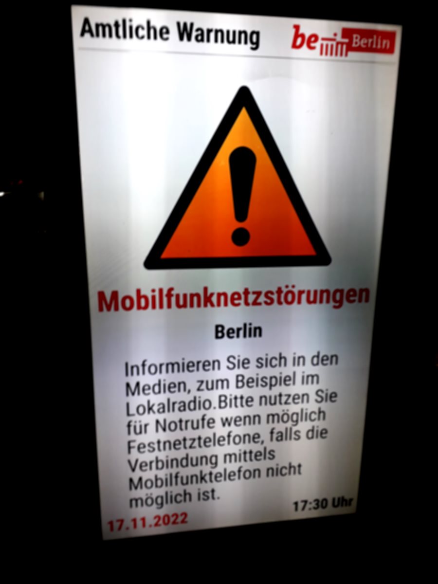 Kein Mobilnetz