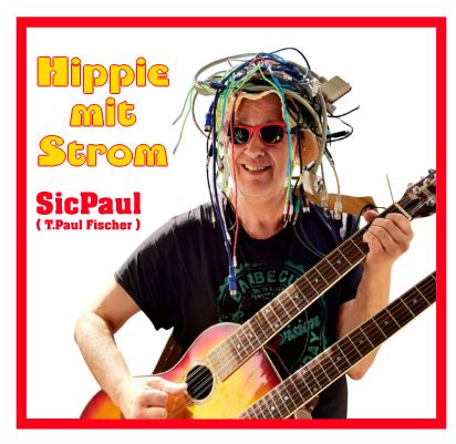 CD-Cover: Hippie mit Strom